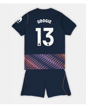 Billige Fotballdrakt Tottenham Hotspur Destiny Udogie #13 Replika Bortedraktsett Barn 2026-27 Kortermet (med bukser)